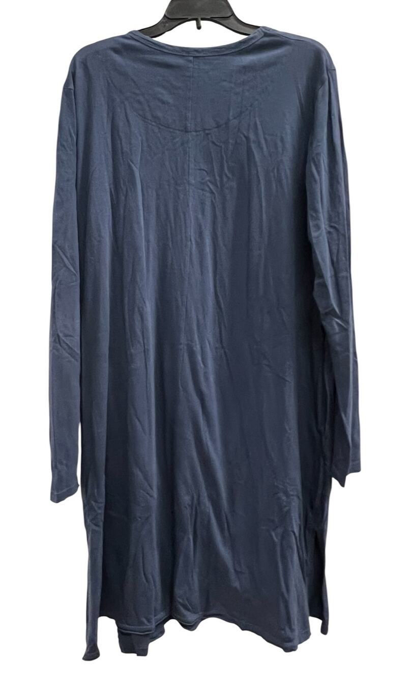 Gudrun Sjöden Theia navy blue organic cotton tunic dress plus SZ XXL